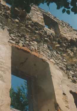 Ruine Zelking, Mauerteil
